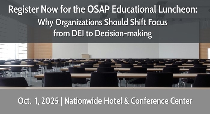 Register for the OSAP Q3 Educational Luncheon