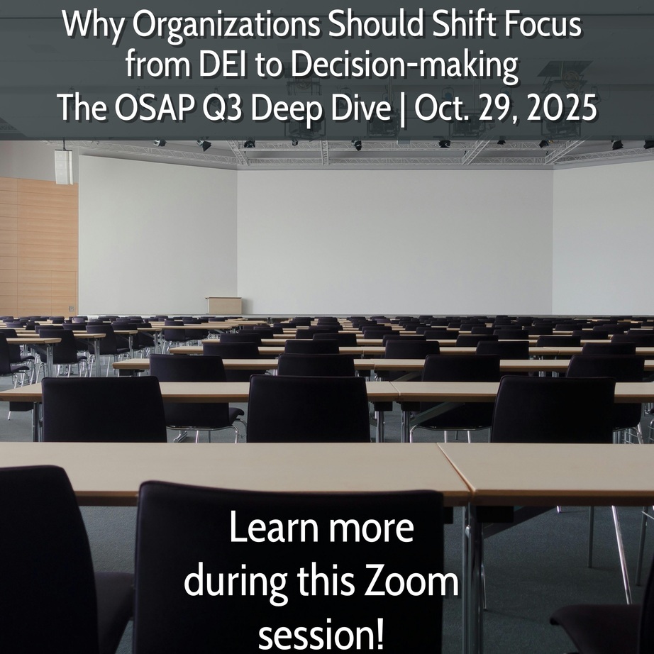 Register Now for the OSAP 2025 Q3 Deep Dive